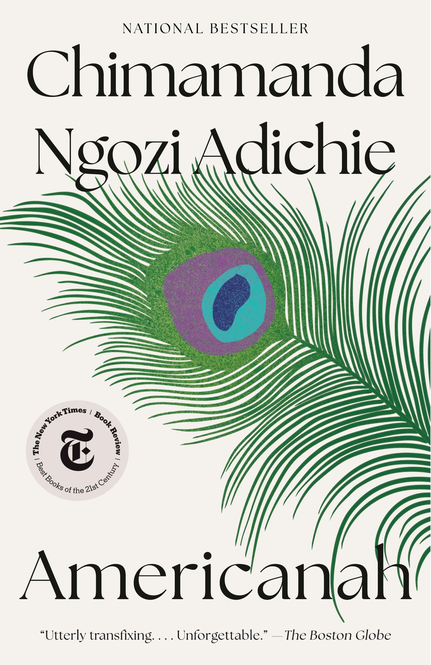 Americanah by Chimamanda Ngozi Adichie book cover